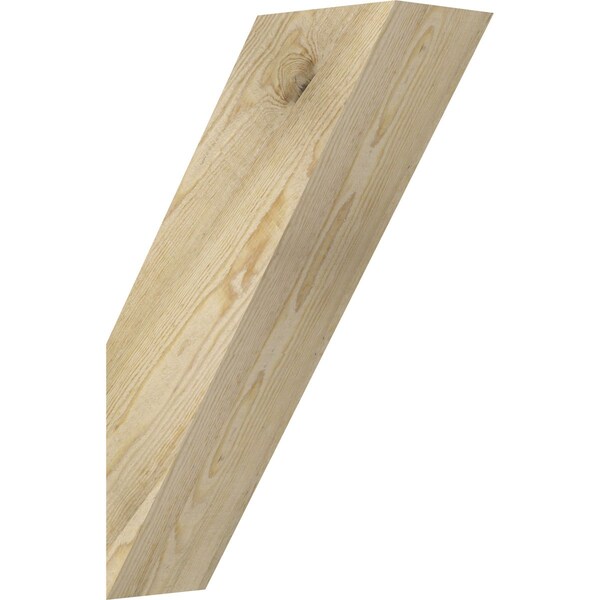 Ekena Millwork 6"W x 16"D x 24"H Traditional Rough Sawn Knee Brace, Douglas Fir BRC06X16X24TRA00RDF - main